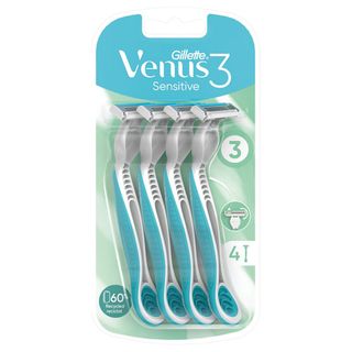 Gillette Venus 3 Maszynki do golenia Sensitive, 4 szt.