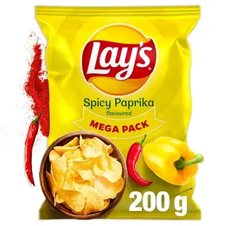 Lay's Chipsy ziemniaczane o smaku pikantnej papryki 200 g