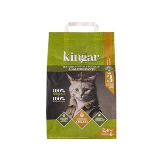 Kingar Cat Lettiera Agglomerante Vegetale