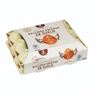 Huevo Alteza Gallinas Criadas En Suelo Moreno Clase L Docena