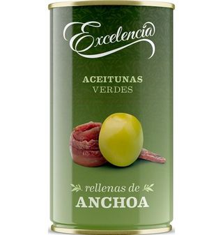 Aceitunas Excelencia Rellena Anchoa 150 G
