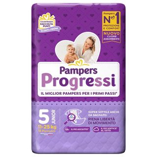 Pampers Progressi Junior (11-25 Kg) 18 Pannolini - 000536183