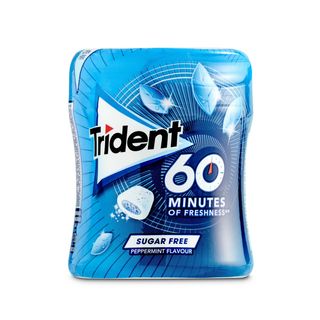 Trident 60Min Menta Bote 72Gr