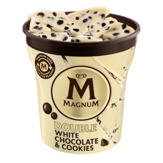 Magnum Helado Chocolate Blanco y Cookies 440ml