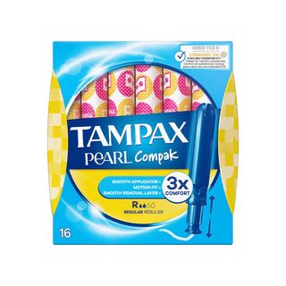 Tampón Pearl Regular Tampax 16 Unidades