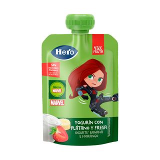 Pouche Hero Yogur Plátano / Fresa 100 G (174311)