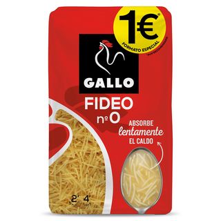Fideo Nº0 Gallo Bolsa 400 G