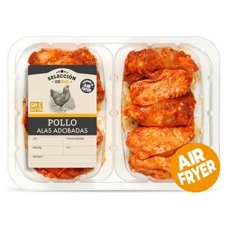Alas De Pollo Adobadas Selección De Dia 550 G Aprox.