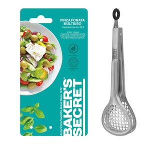 Pinza da cucina in acciaio 22 cm - Baker's Secret - MAS033273NOC