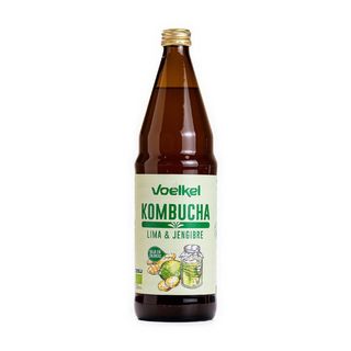 Kombucha Sabor Lima y Jengibre 750ml Voelkel
