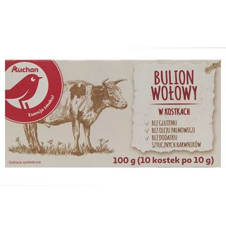 Auchan - Bulion wołowy bez oleju palmowego - 100 g