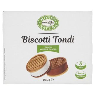 MONDO NATURA BISCOTTI TONDI X 8