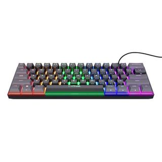 Teclado Gaming Trust Gxt 867 Acira Mecánico Con Cable, Iluminación Rgb (8713439248852)