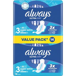 Always Ultra Super Extra Duo Podpaski, 2x7 szt.