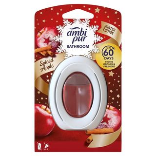 Ambi Pur Spiced Apple Odświeżacz powietrza do łazienki o ciągłym działaniu, usuwa brzydkie zapachy