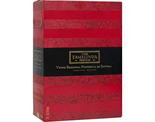 VINHO TINTO ERMELINDA FREITAS:SETÚBAL BIB 3L