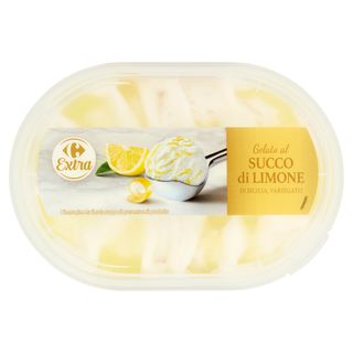 Carrefour Extra Gelato Al Succo Di Limone Di Sicilia, Variegato 200 G