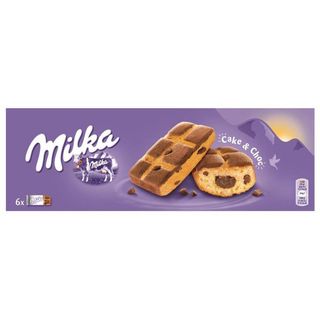 MILKA Bizcocho Cake & Choc 6Ud, 175G