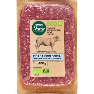 Picada Vacuno Eco Reduc. Grasa Eroski Natur Bio Bandeja 400 Gr. (25630666)