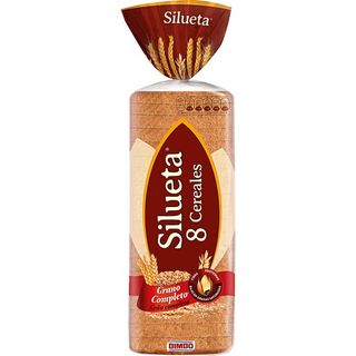 SILUETA Pan De Molde 8 Cereales 600 G