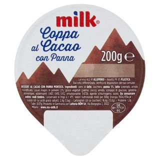 Milk Coppa Al Cacao Con Panna 200 G - 139086