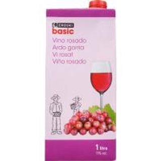 Eroski Basic Vino Rosado De Mesa Brik 1 L. (327387)