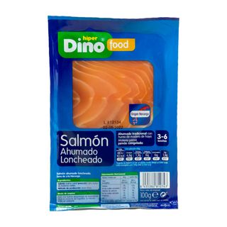 Hiperdino salmón noruego ahumado 100 g