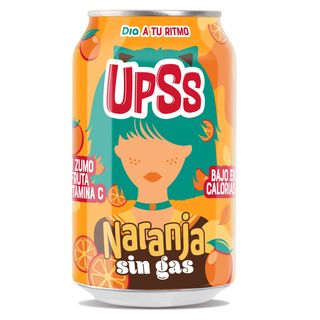 Refresco De Naranja Sin Gas Dia Upss 330 Ml