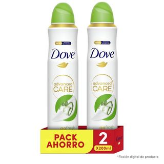 Desodorante Spray Woman Pepino - Dove - 2 x 200 ml 8720182599148