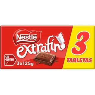 Chocolate Nestlé, Pack 3X125 Gr. (18012419)