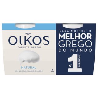Iogurte Grego Natural Oikos (emb. 440 gr (4 un))