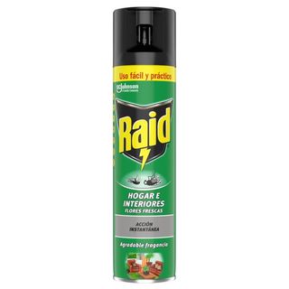 RAID Insecticida Aerosol Hogar E Interiores 400 Ml