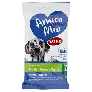 Selex Amico Mio Cane Di Taglia Grande Dental Dog 7 Pezzi 180 G - 483884