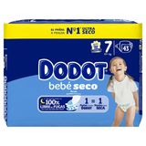 Pañal Bebe Seco T-7 Dodot 43 Uds (304630)