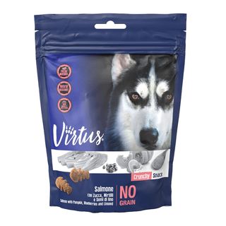 Virtus dog crunchy snack con salmone 150g