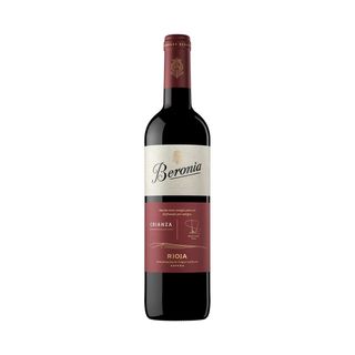 Vino Tinto Crianza con D.O Calificada Rioja Beronia Botella de 75 Cl