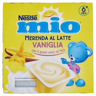 Nestlé Mio Merenda Al Latte Vaniglia Da 6 Mesi 4 Vasetti Da 100 G - 406400