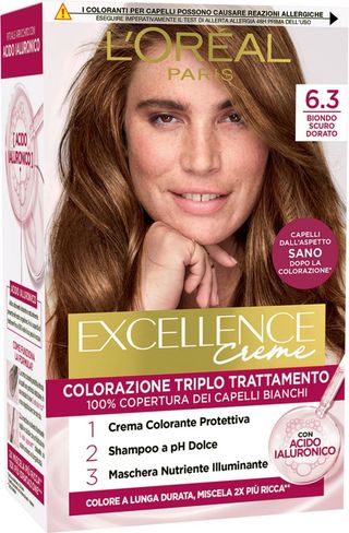 L'OREAL EXCELLENCE CREME COLORAZIONE PERMANENTE 6.30 BIONDO SCURO DORATO   ORE4406
