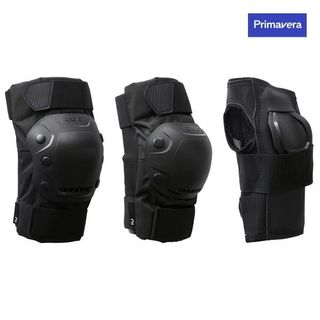 Set 3X2 Protecciones Roller Adulto Fit500 Negro Xl Negro