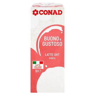 CONAD Buono e Gustoso Latte UHT Intero 1 l - 8003170014343