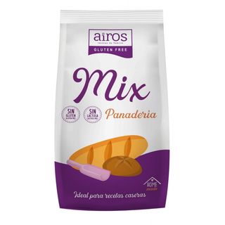 Mix Panaderia Airos Sin Lactosa Y Sin Gluten 1 Kg.