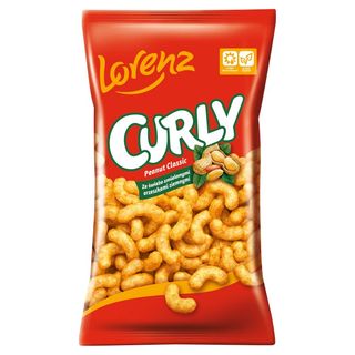 Curly Chrupki kukurydziane ze świeżo zmielonymi orzeszkami ziemnymi 120 g
