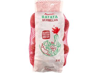 BATATA VERMELHA AUCHAN:3 KG