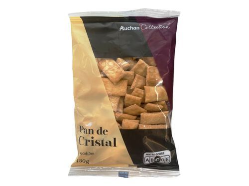 PÃO DE CRISTAL AUCHAN GOURMET EM PEDAÇOS 130 G
