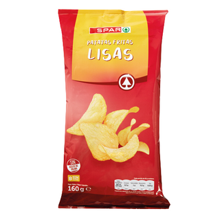 Papas Fritas Spar Lisas 160Gr