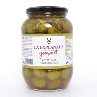 Aceitunas Gourmet Chupadedos La Explanada Frasco 500Gr.