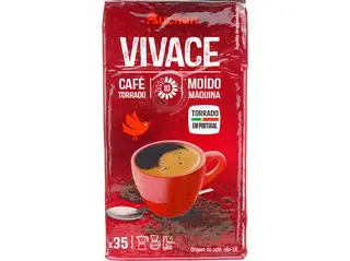 CAFÉ AUCHAN TORRADO VIVACE MOÍDO MÁQUINA INTENSIDADE 10 250G