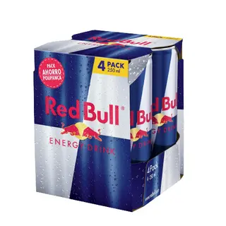 Bebida Energética Red Bull Lata 25Cl Pack 4Ud