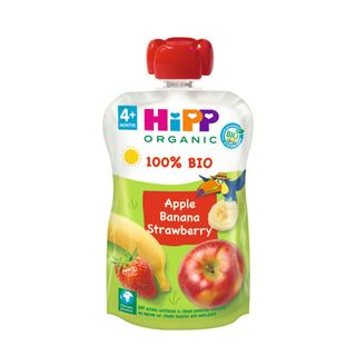 Bolsita Manzana, Plátano Y Fresa Hipp Bio 100 Gr (243887)