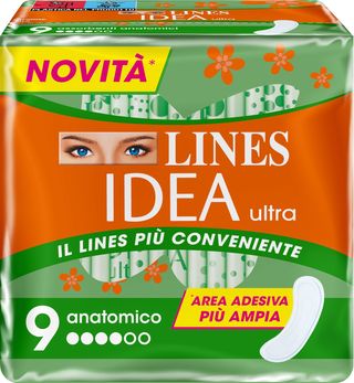 LINES IDEA ULTRA ANATOMICO 9 ASSORBENTI   FAT0409